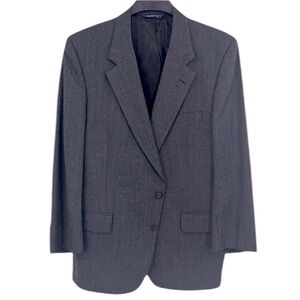 Vintage Burberry Men’s Pinstripe Wool Sport Coat